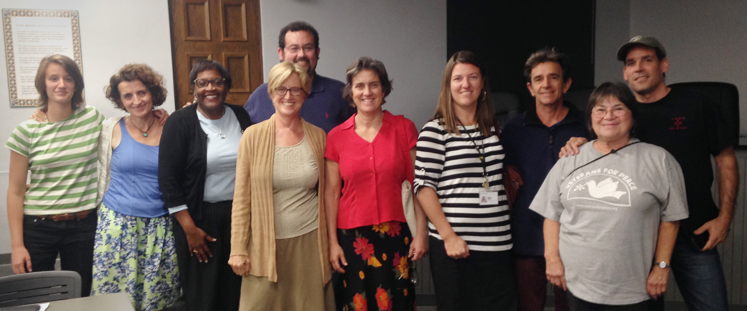 Group portrait of TIRand SBUSD